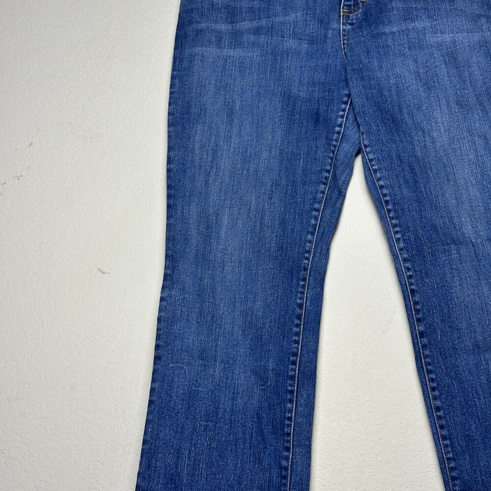 Tommy Hilfiger Denim Jean Pant Women 12 Low Rise Bootcut Flared Y2K Embroidered - Picture 9 of 14